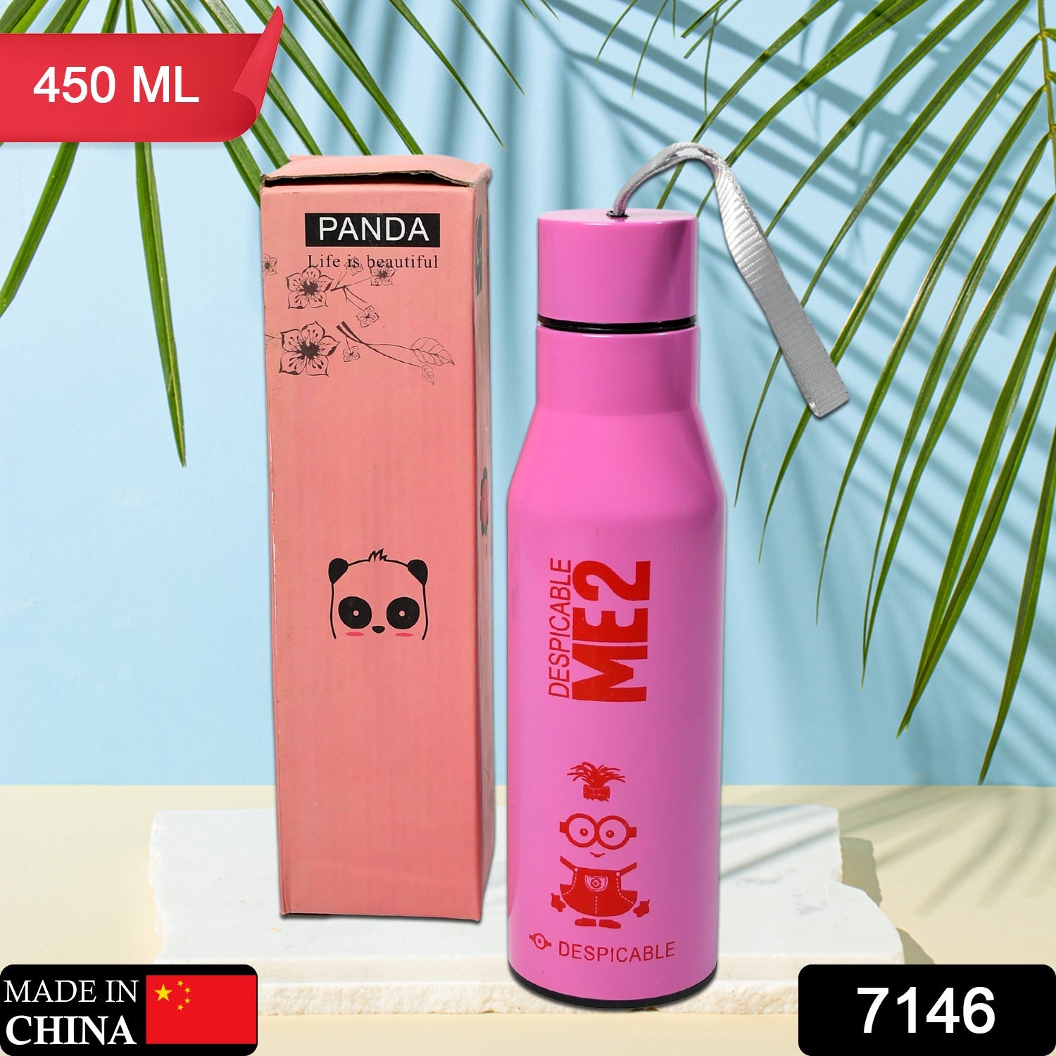7146 Stainless Steel Hot & Cold Water Bottle 100% Leak Proof Bottle Office Bottle | Gym Bottle | Home | Kitchen | Hiking | Treking Bottle | Travel Bottle| Fridge Bottle ( 450ml ) DeoDap 7146 Stainless Steel Hot & Cold Water Bottle 100% Leak Proof Bottle Office Bottle | Gym Bottle | Home | Kitchen | Hiking | Treking Bottle | Travel Bottle| Fridge Bottle ( 450ml ) DeoDap